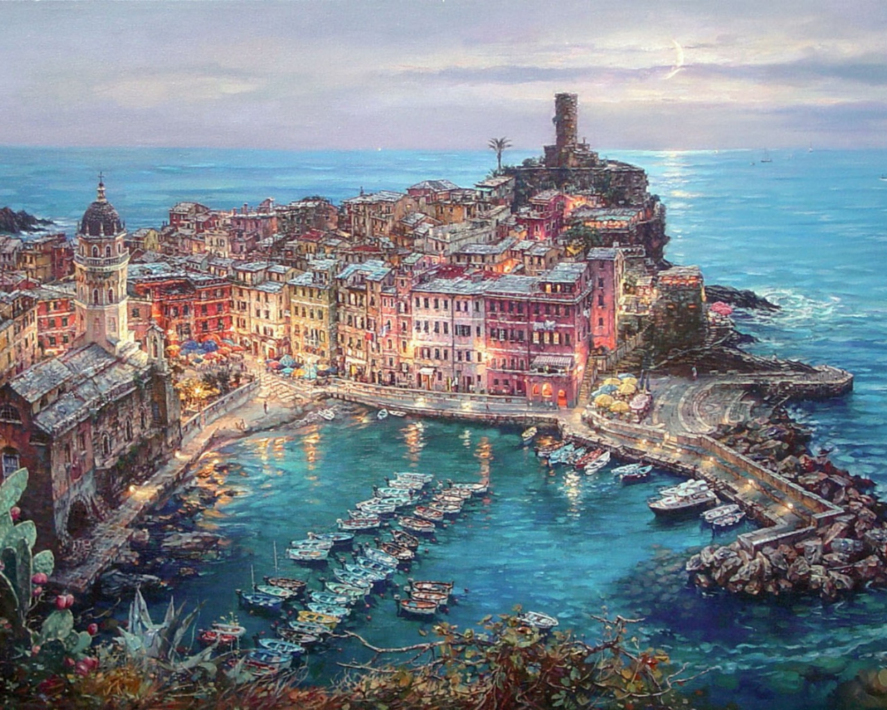 Луна над морем