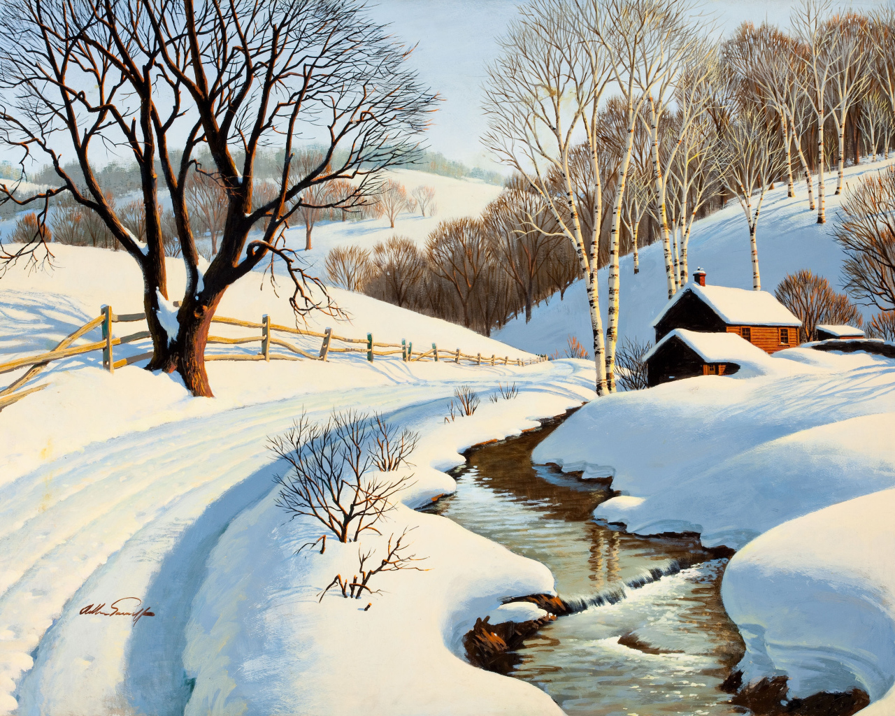 Зимний пейзаж