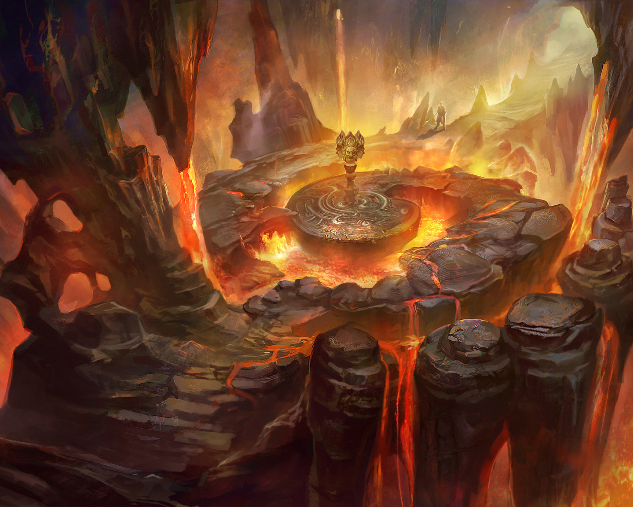 Потоки лавы