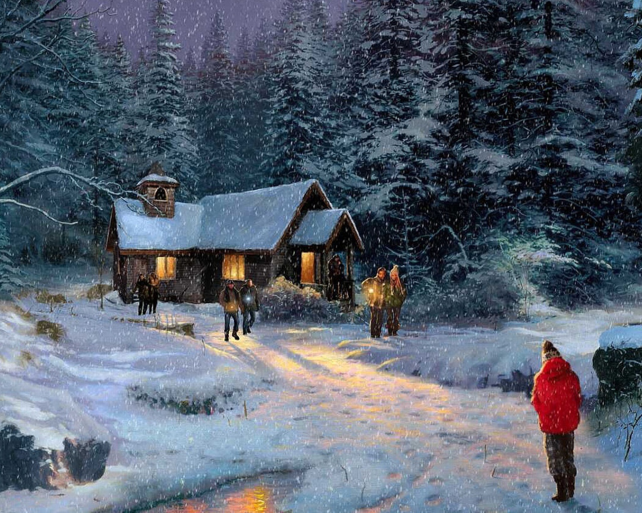 Картина Кинкейд Рождество