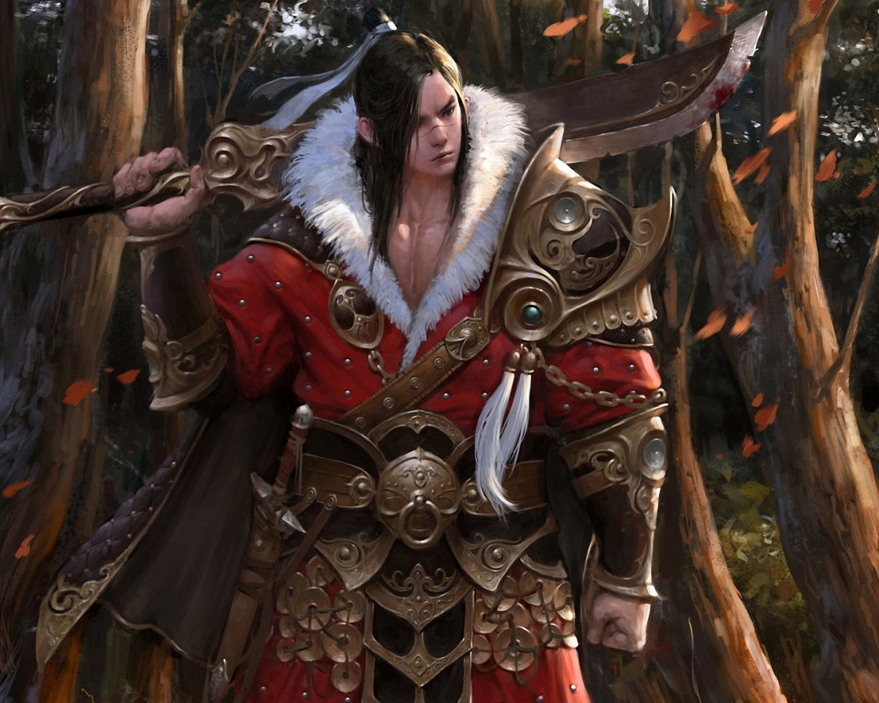 Парень в доспехах