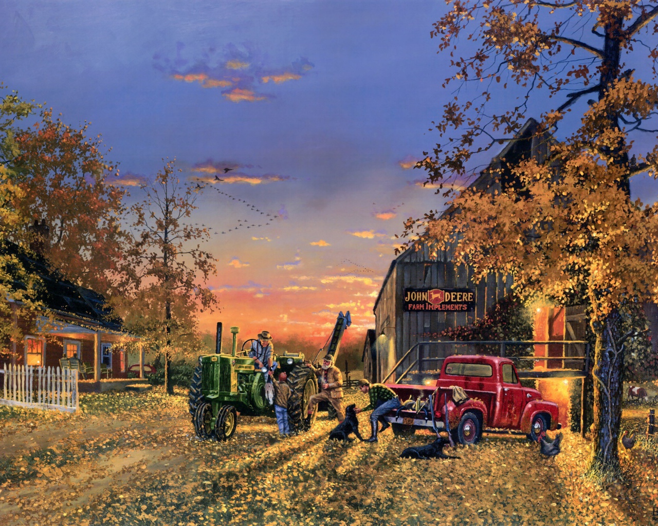 Время уборки урожая