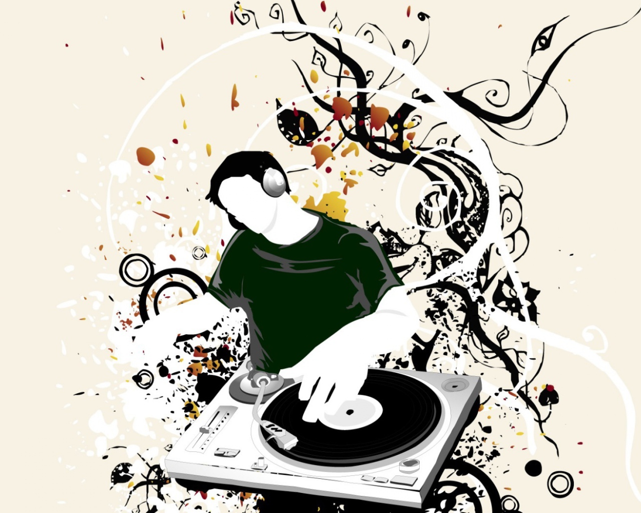 Векторный Диджей