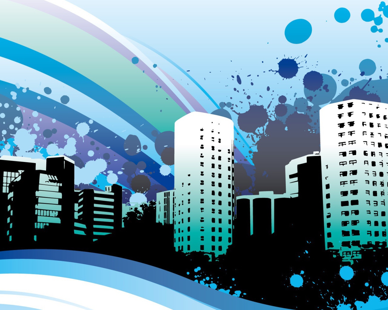 Векторный город