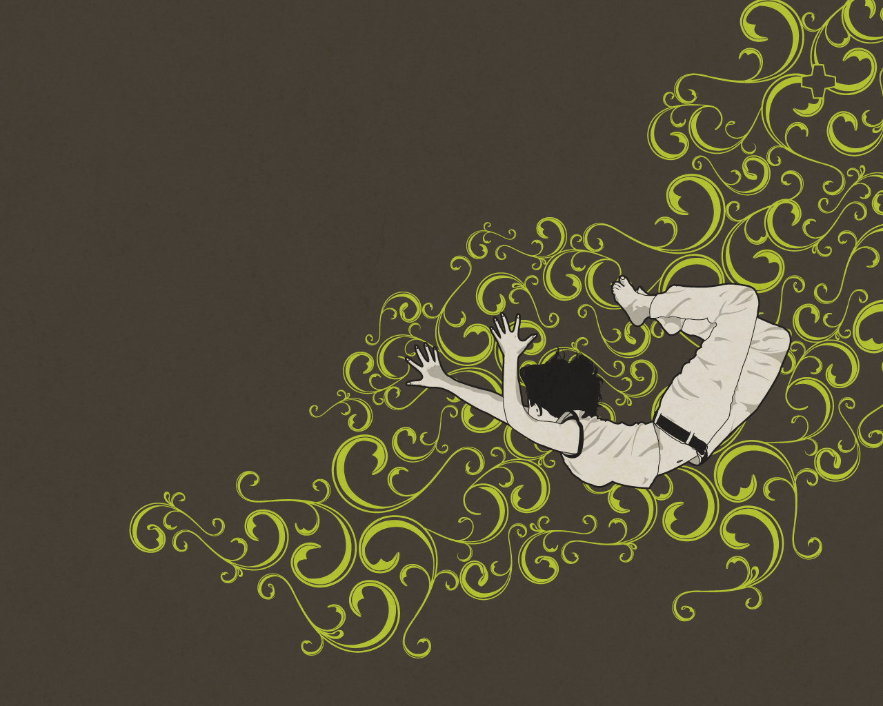 Танцор на орнаменте