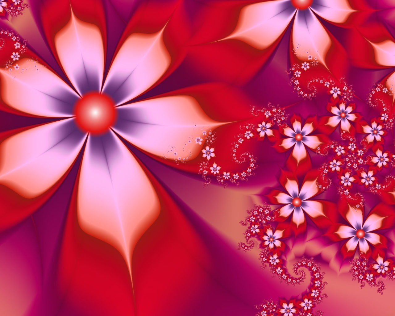 Узоры из цветов