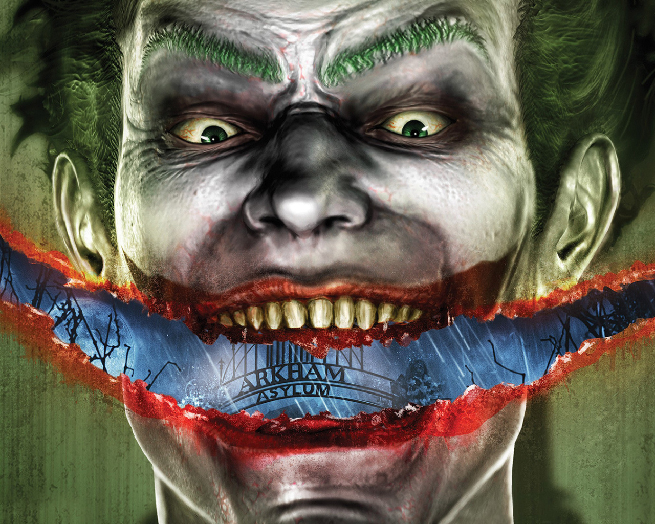 Широкая улыбка Джокера