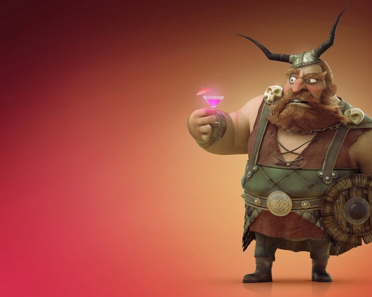 Воин с коктейлем