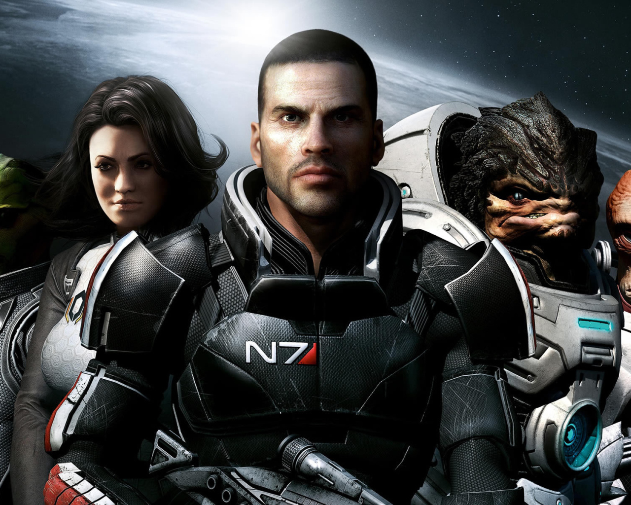 Инопланетяне и люди в доспехах