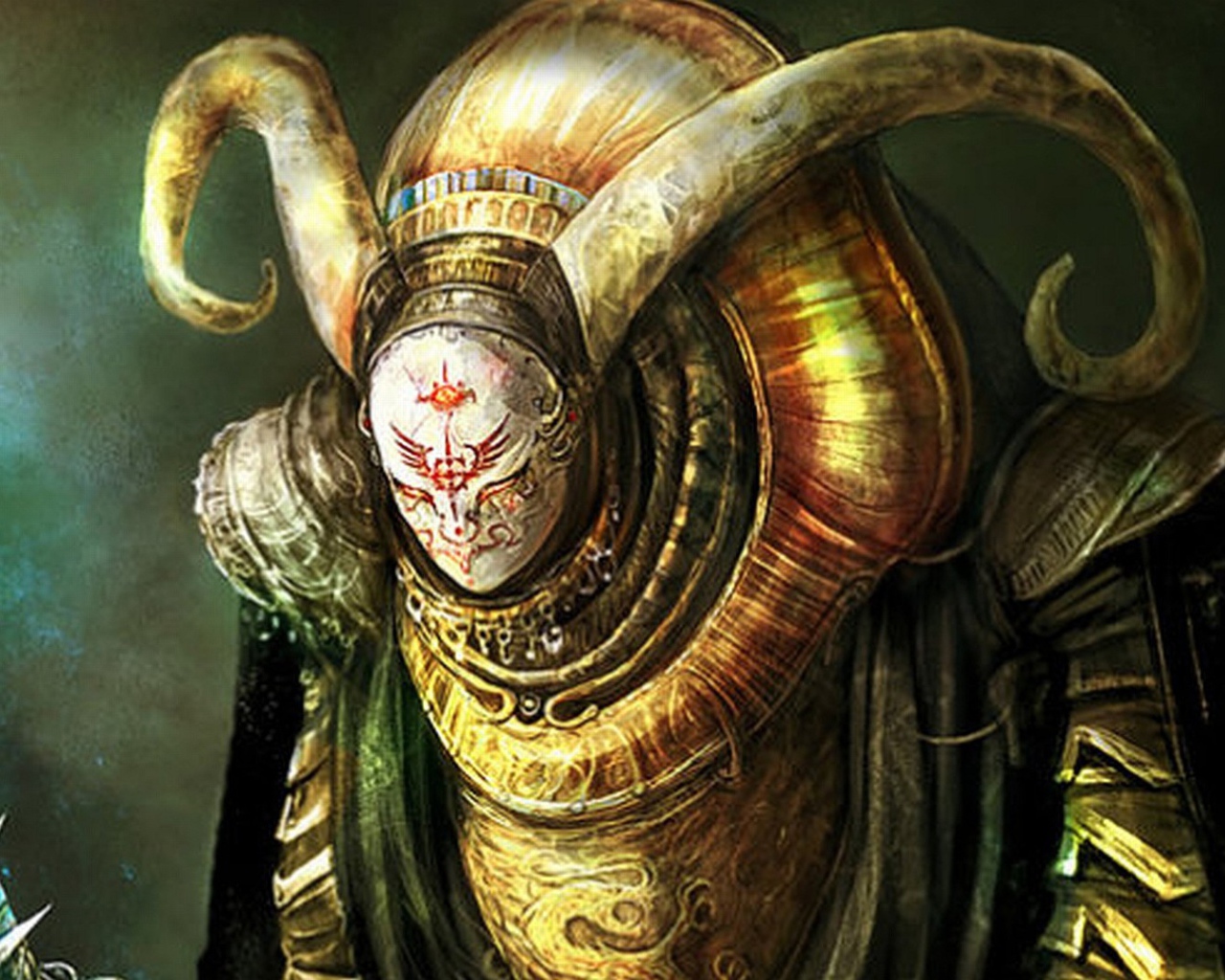 Доспехи с рогами