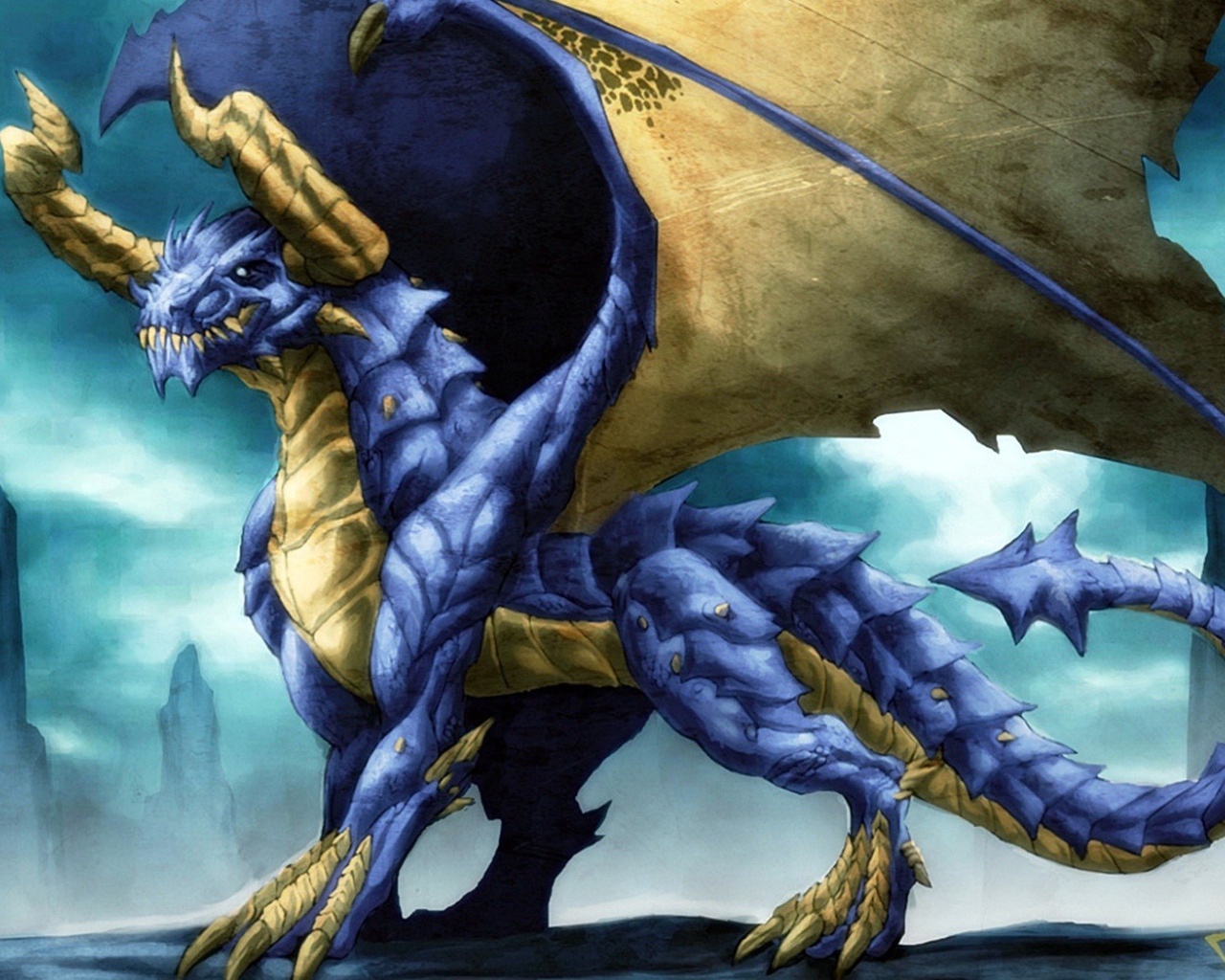 Синий дракон