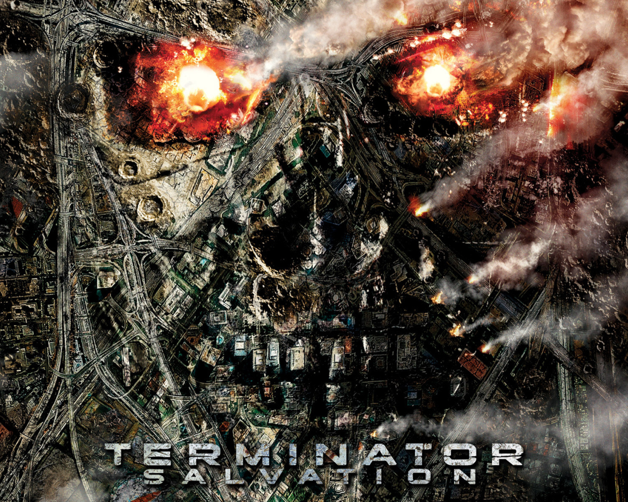 Горящие глаза терминатора