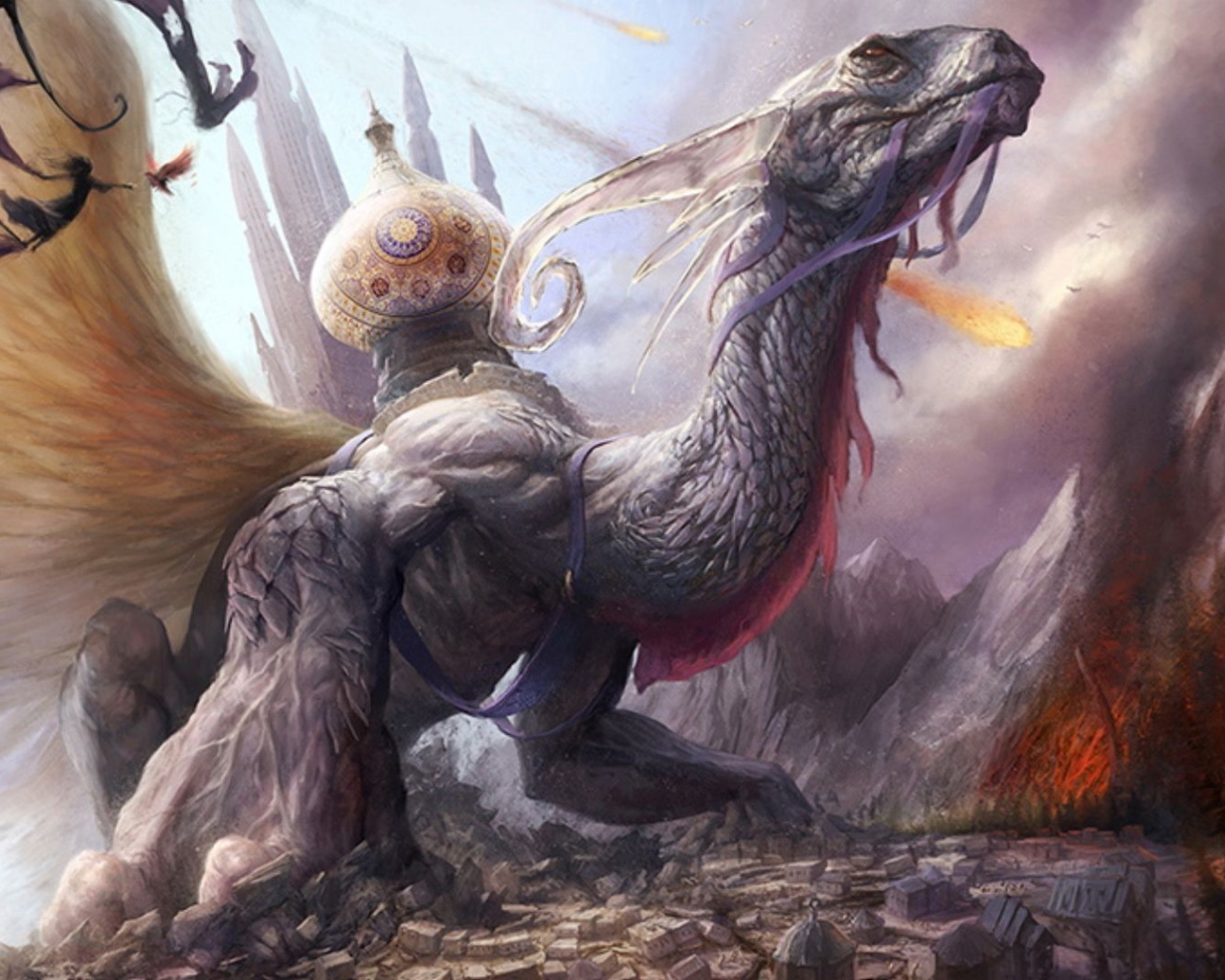 Фантастический ящер