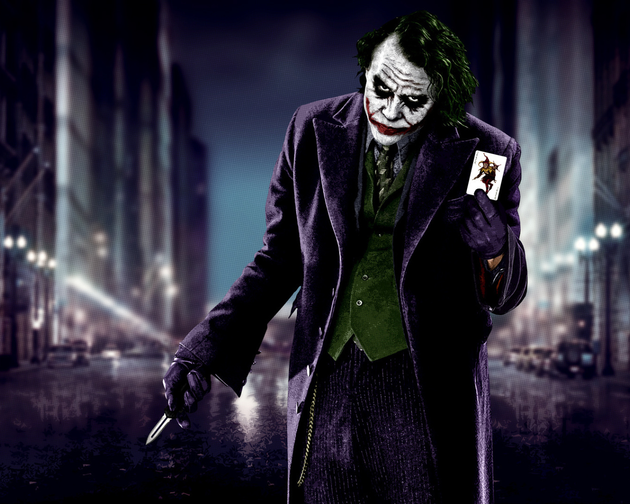 Джокер на улице города
