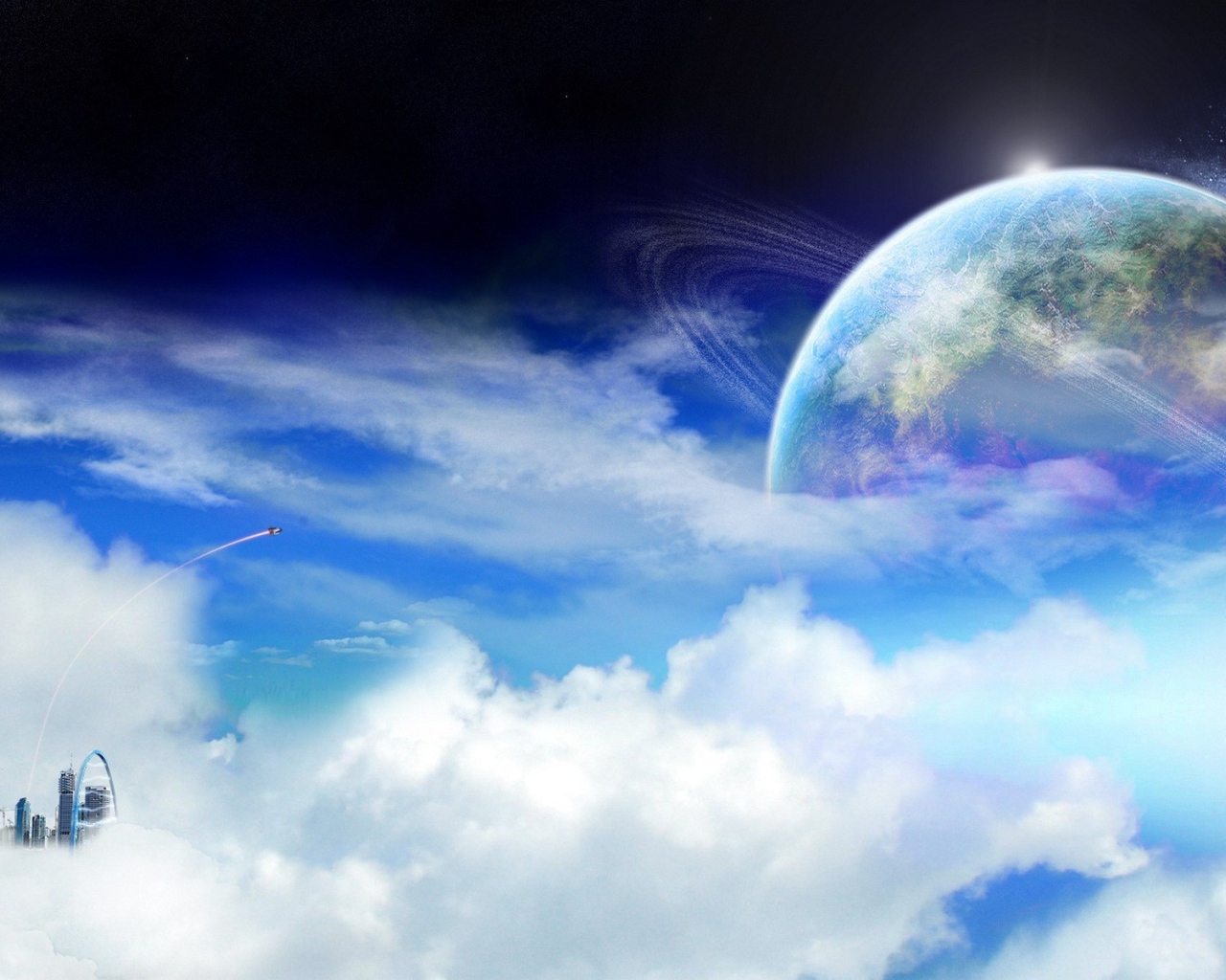 Планета в облаках