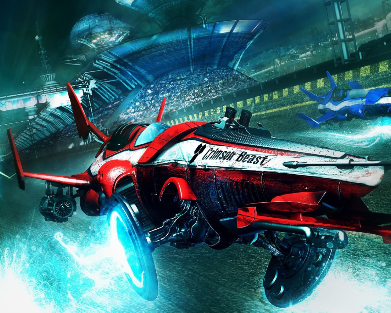 Гонки на летающих автомобилях