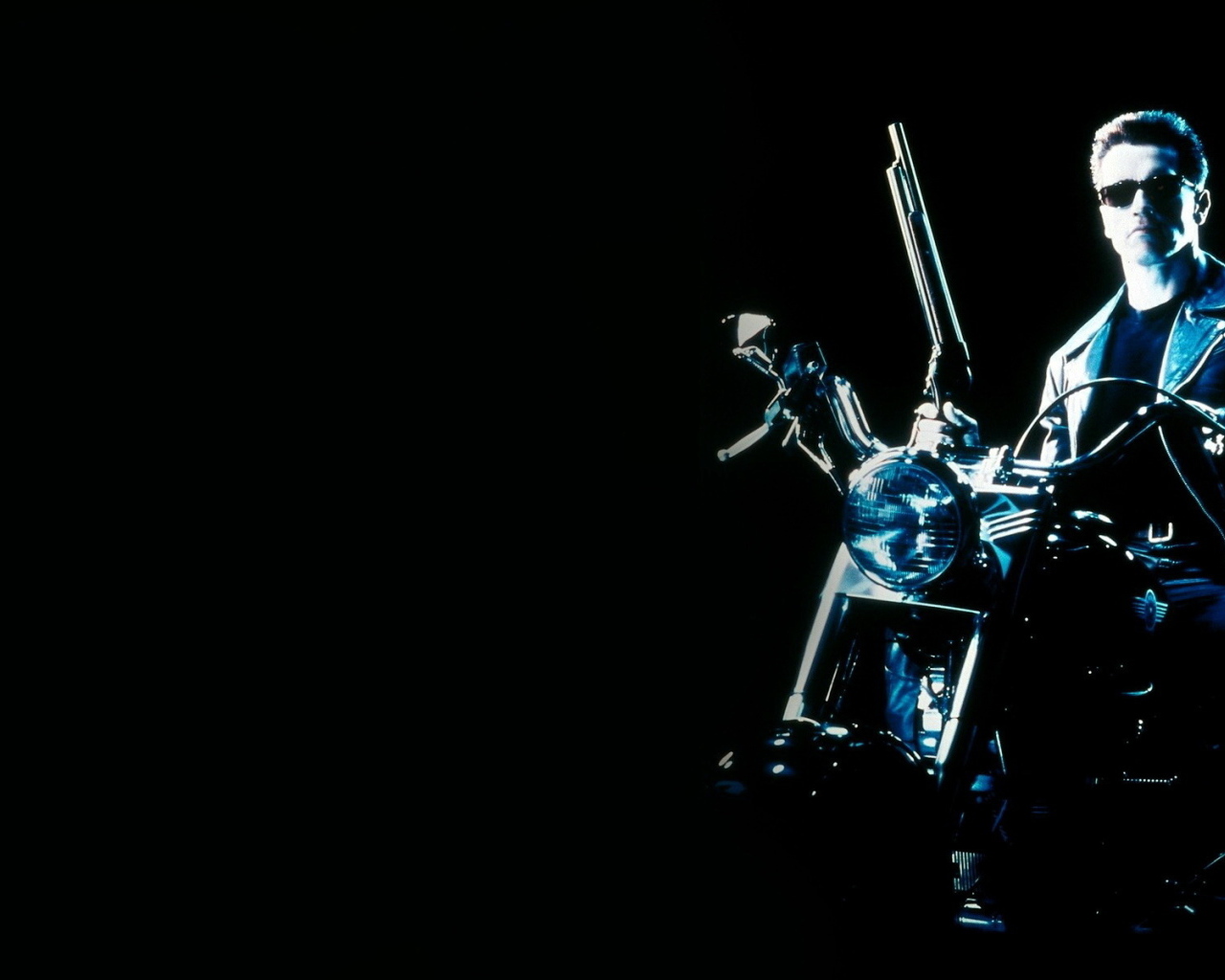 Терминатор на мотоцикле