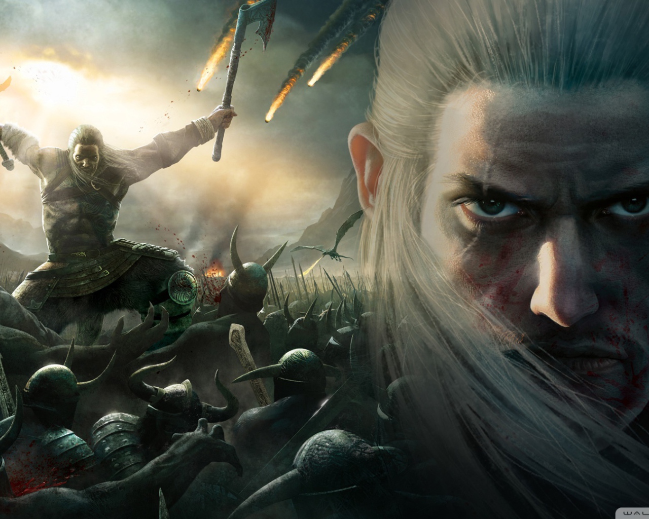 Викинги в пылу сражения