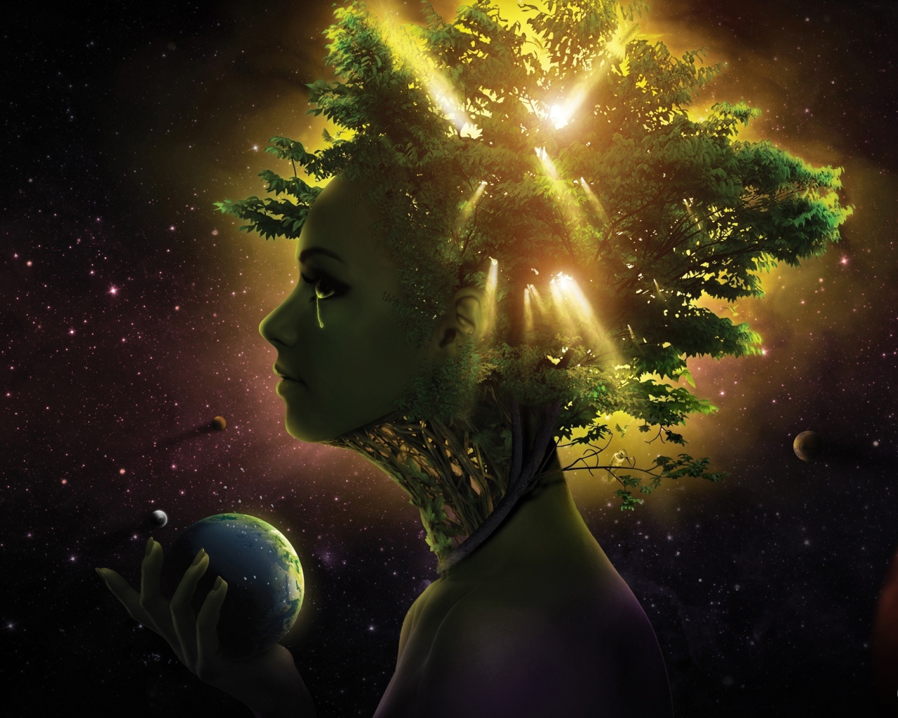 Земля в руке у природы