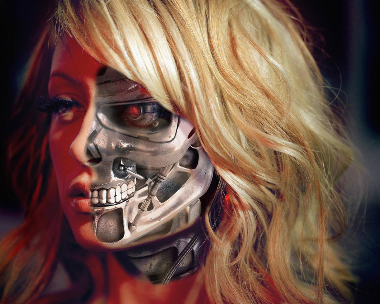 Девушка терминатор