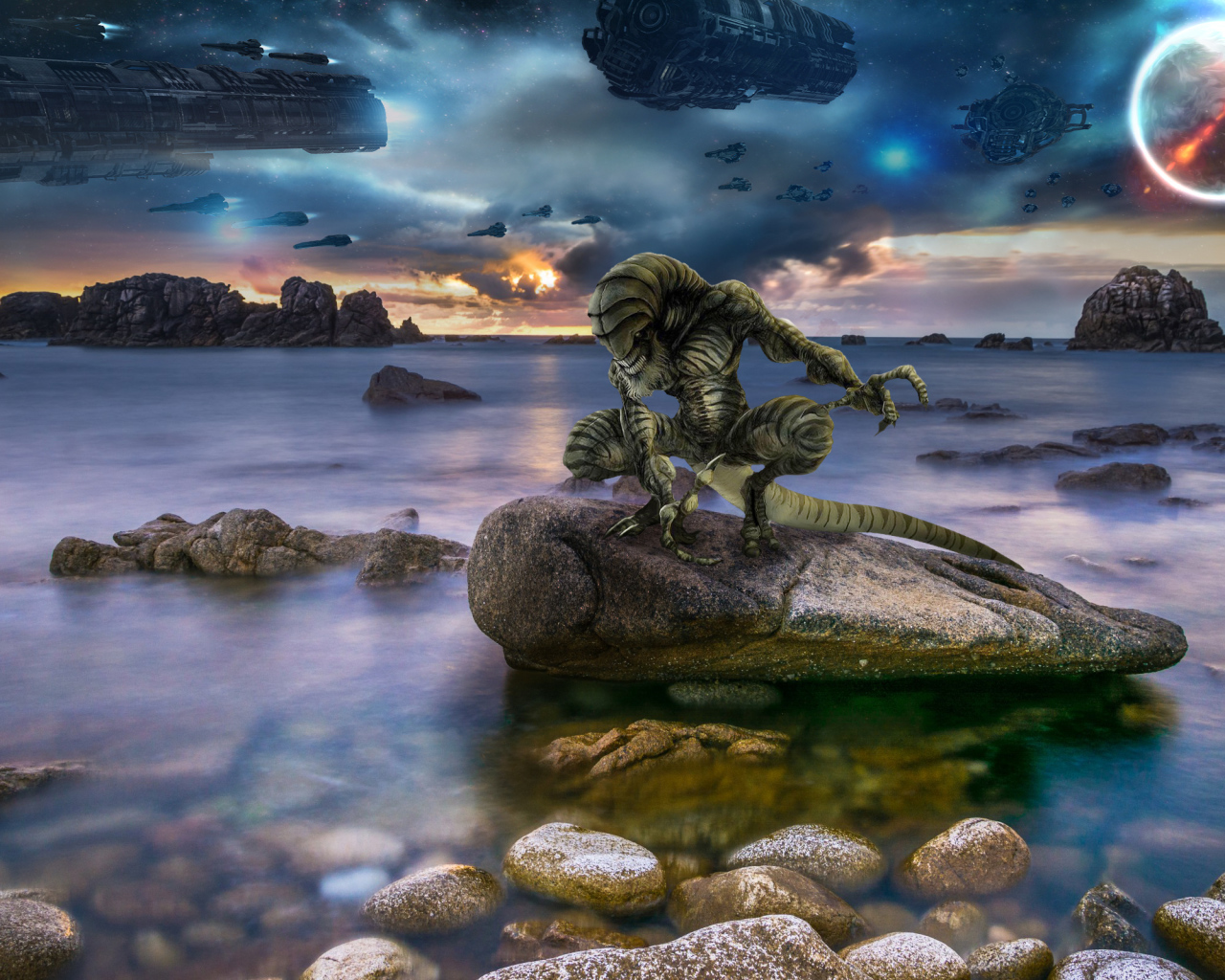 Высадка десанта инопланетян