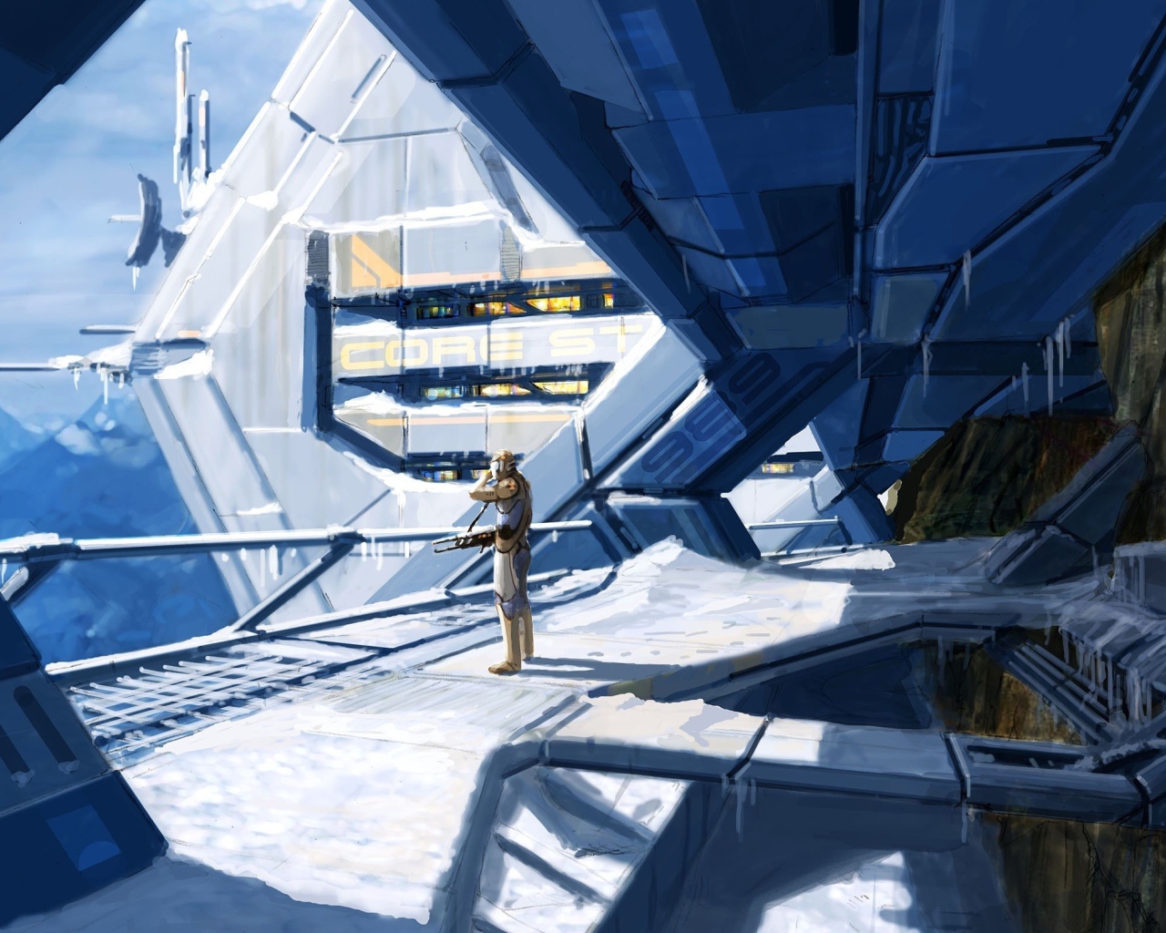 Человек на станции