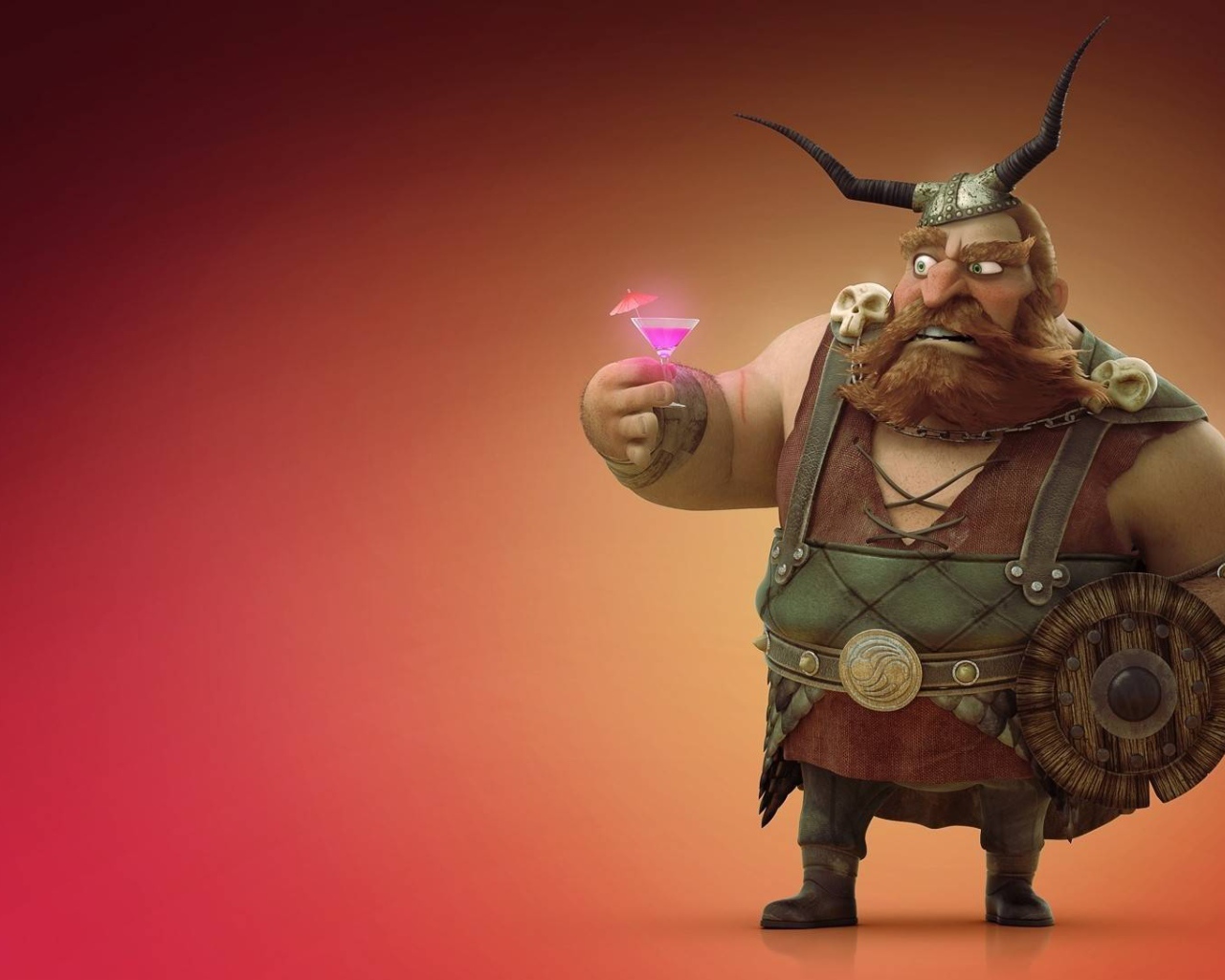 Викинг из мультфильма