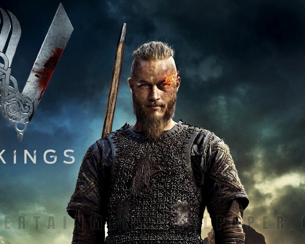 Викинг в кольчуге