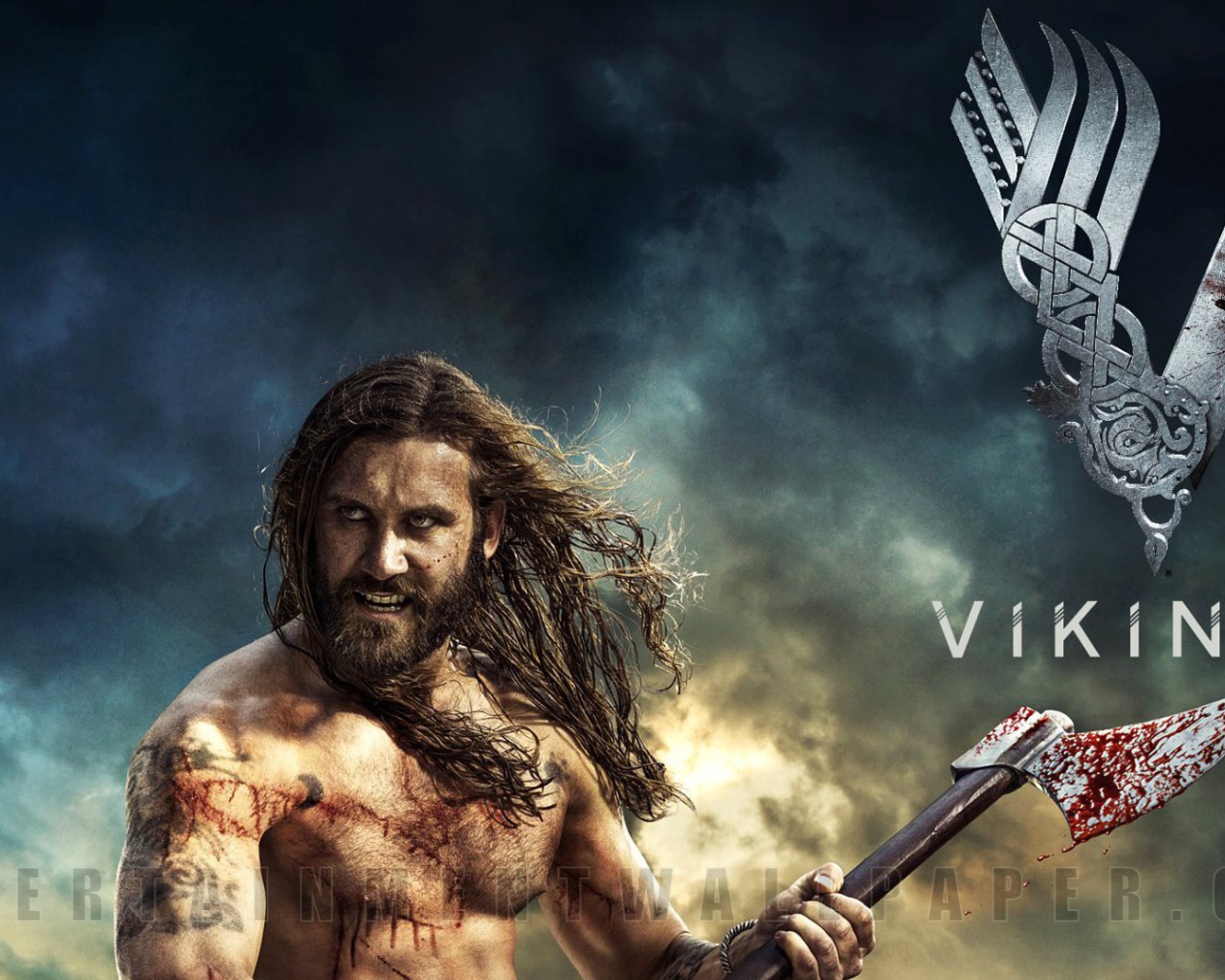 Викинг с топором