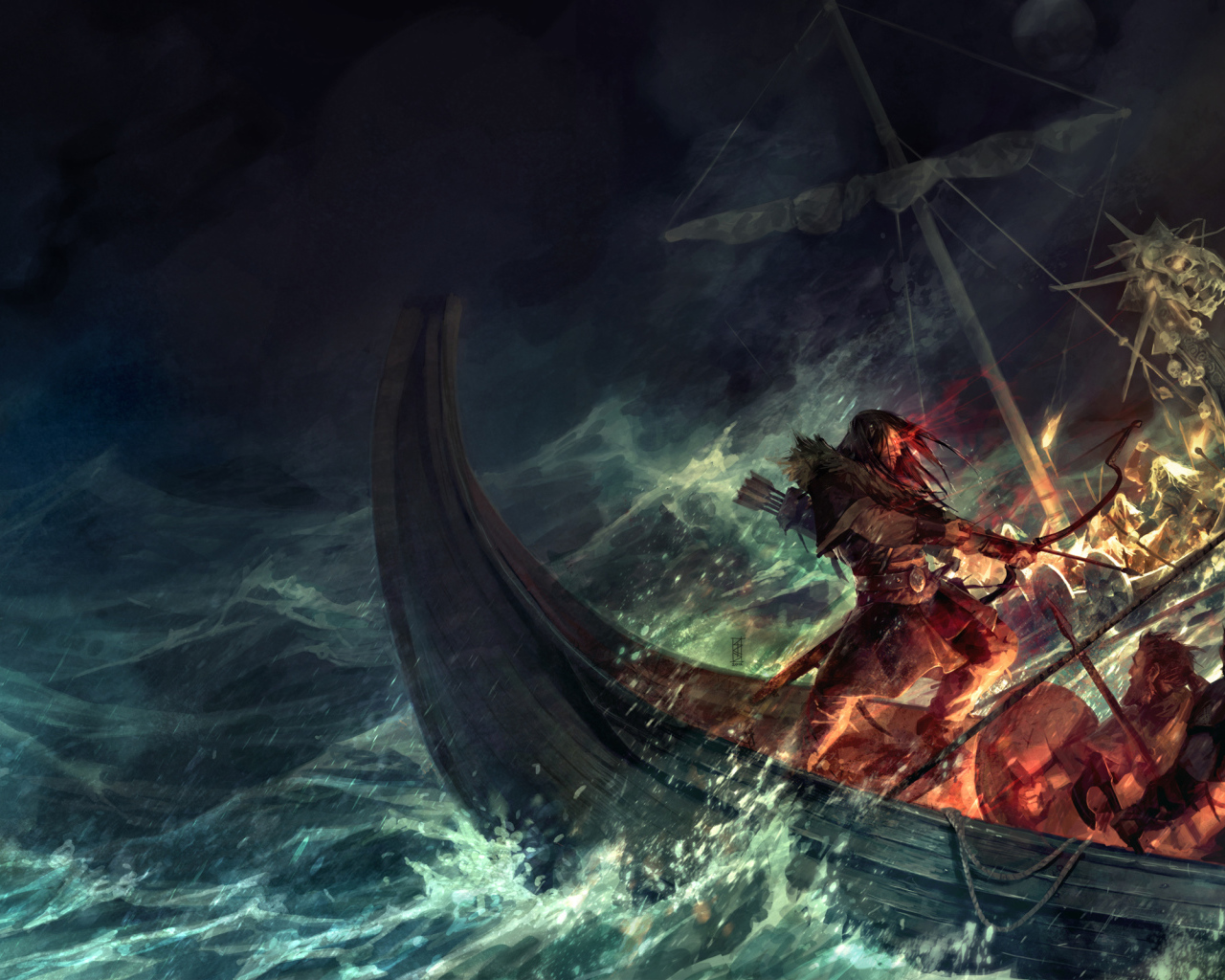 Викинги сражаются со стихией