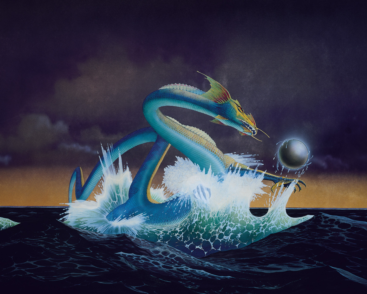 Синий морской дракон