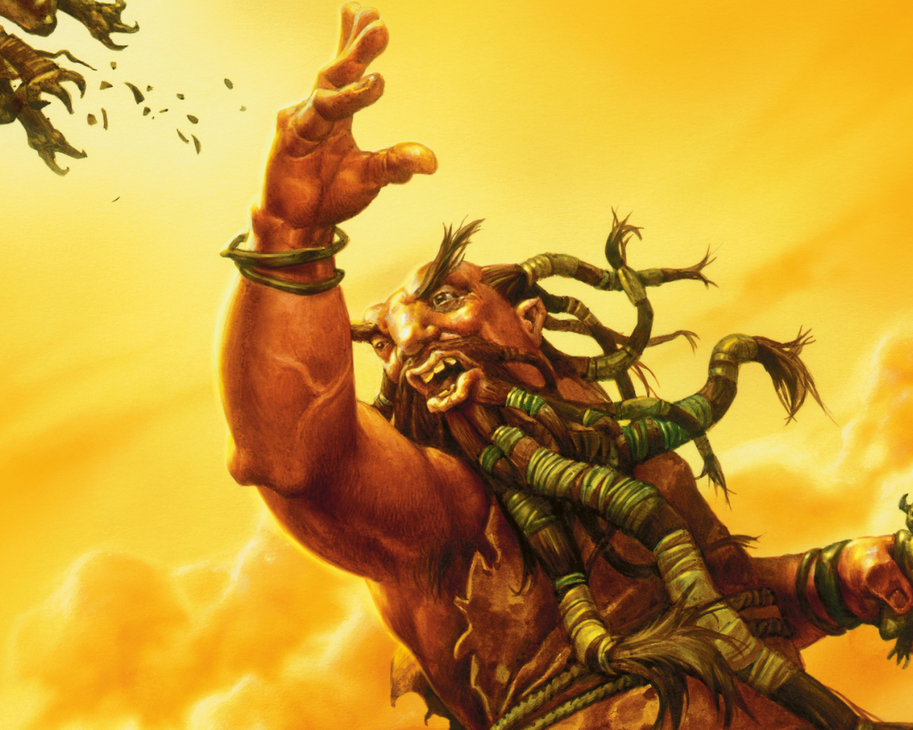 Джин с чертом в руке