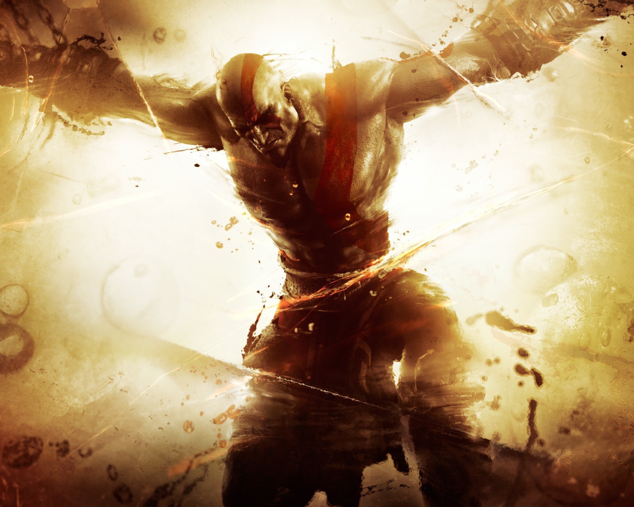 Рисунок фантастического воина