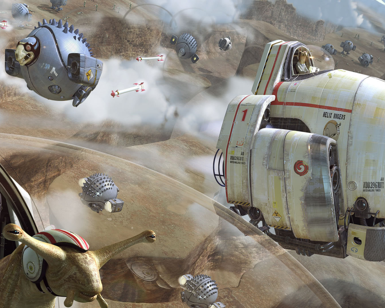 Инопланетяне на самолетах