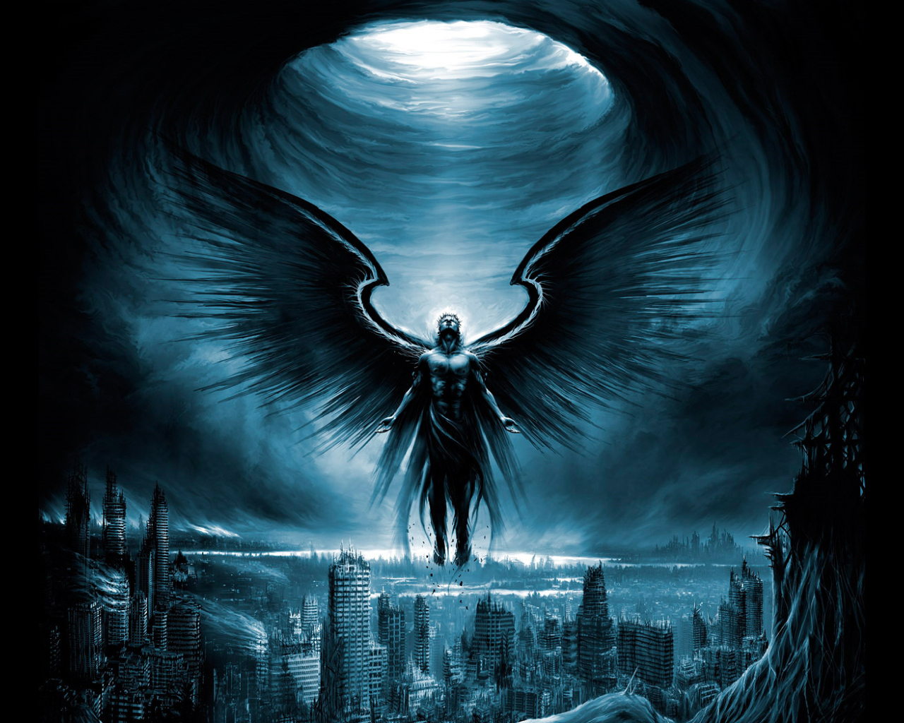 Черный ангел пришел на землю