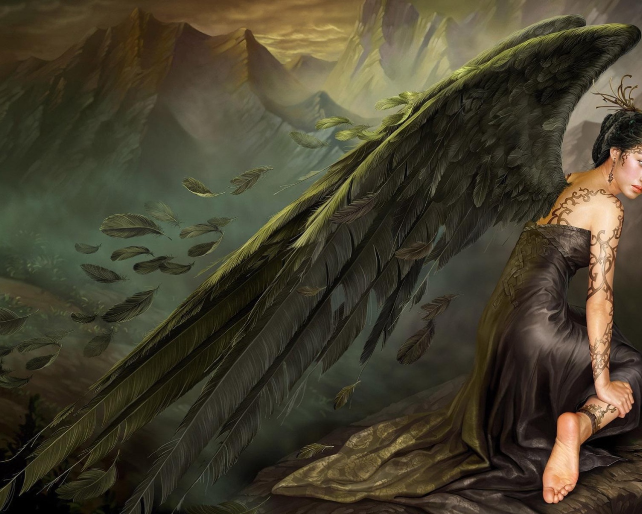 Черный ангел теряет перья