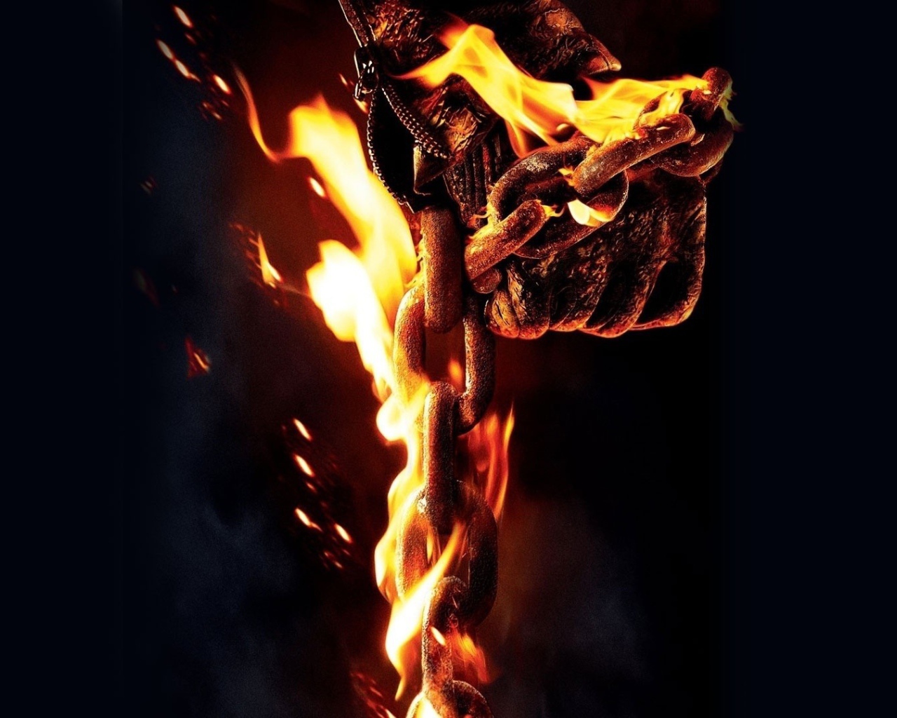 Горящая цепь