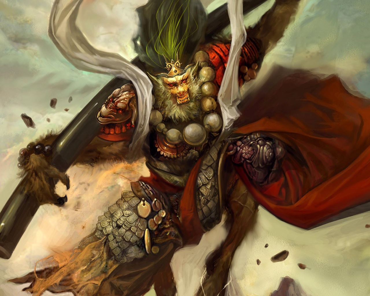 Рисунок фантастического монстра