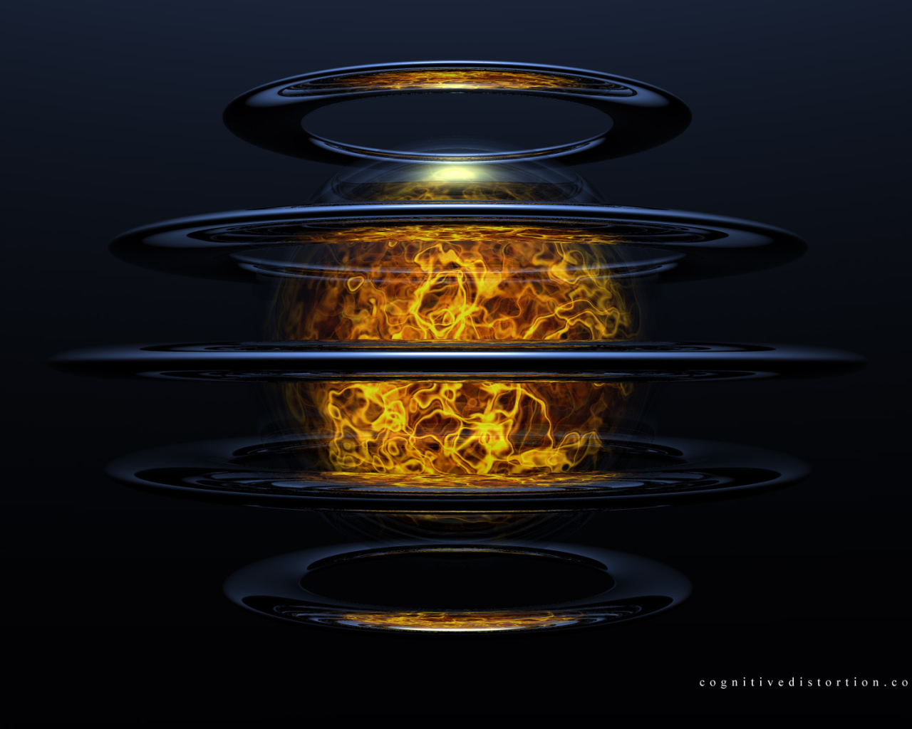 Огненный шар в кругах