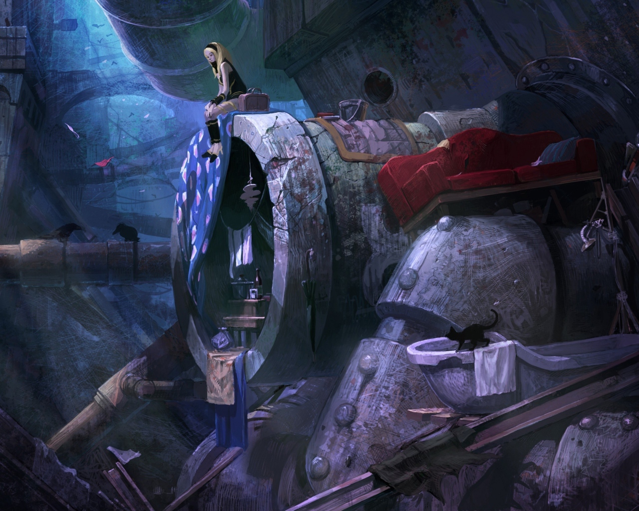 Дом в трубе