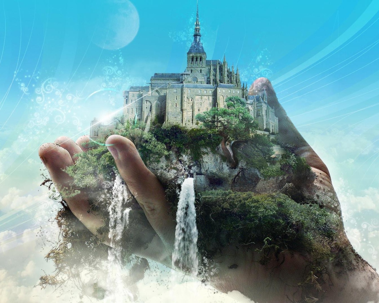 Дворец на руке