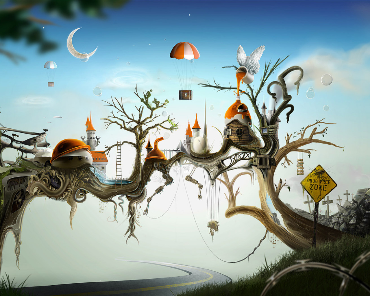 Город на деревьях