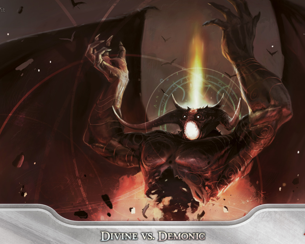 Демон с крыльями