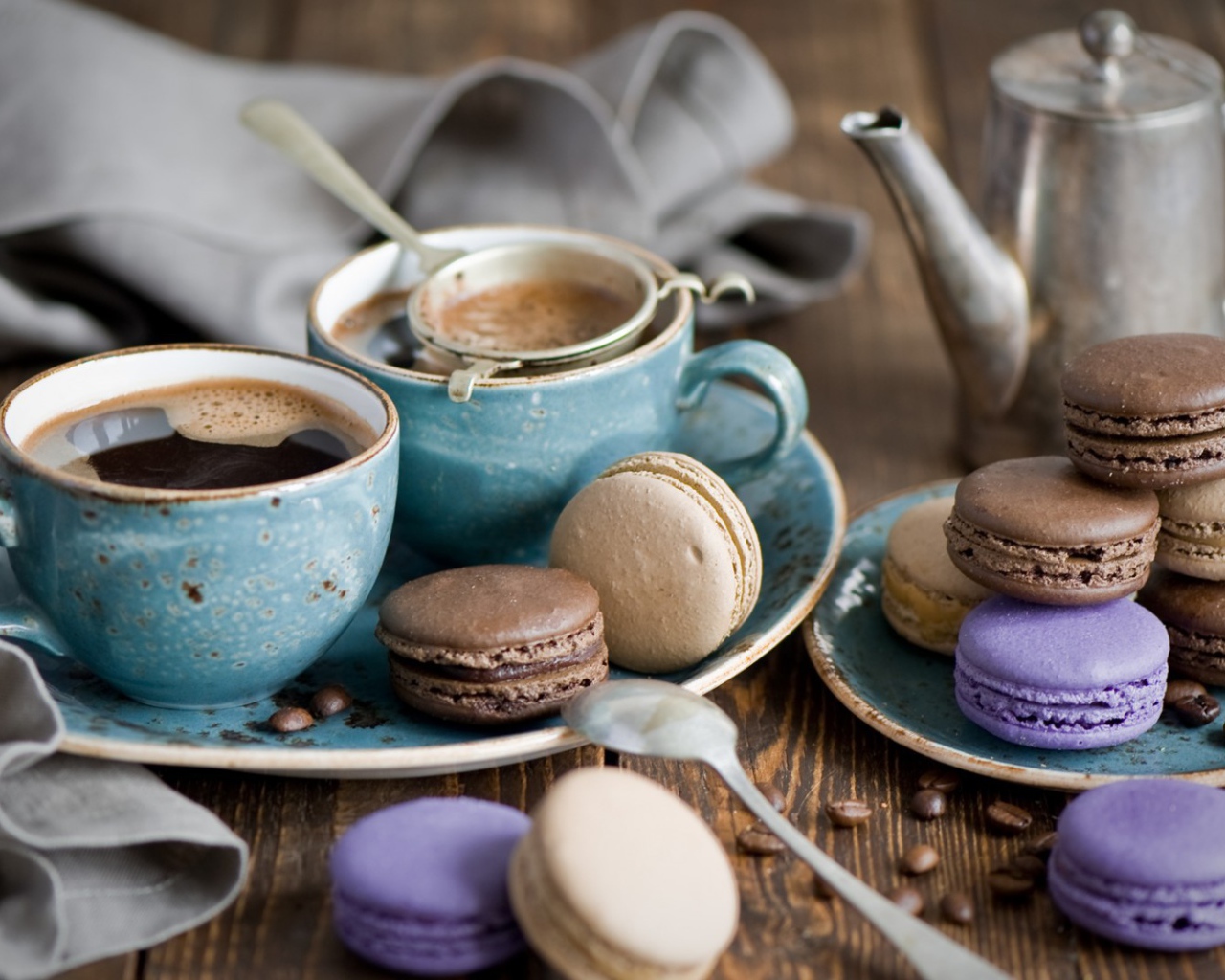 Кофе с печеньем