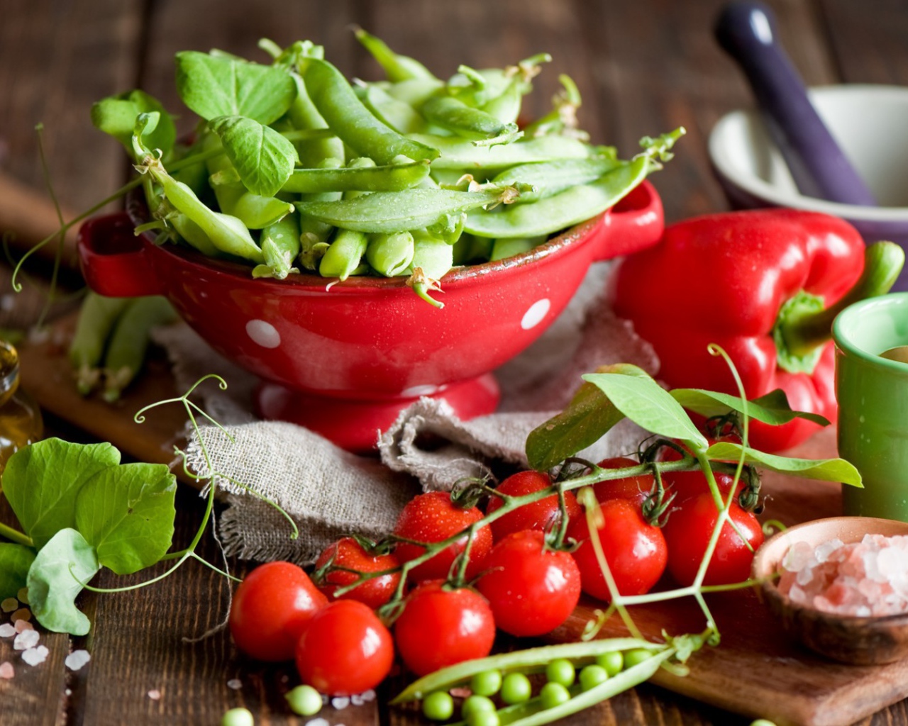 Овощи с весеннего огорода