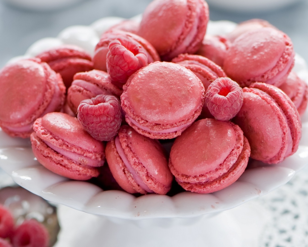 Малиновое печенье