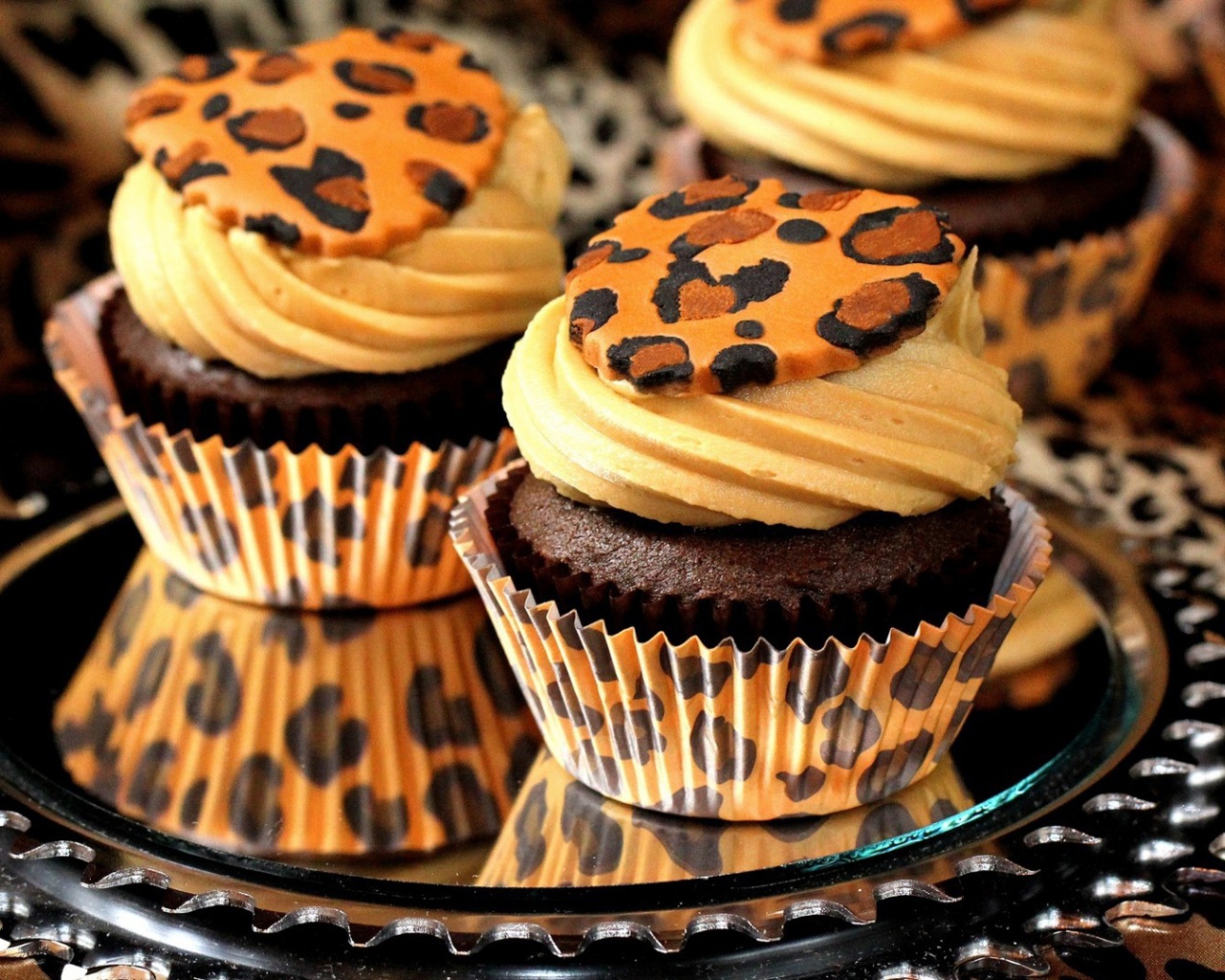 Тигровые кексы