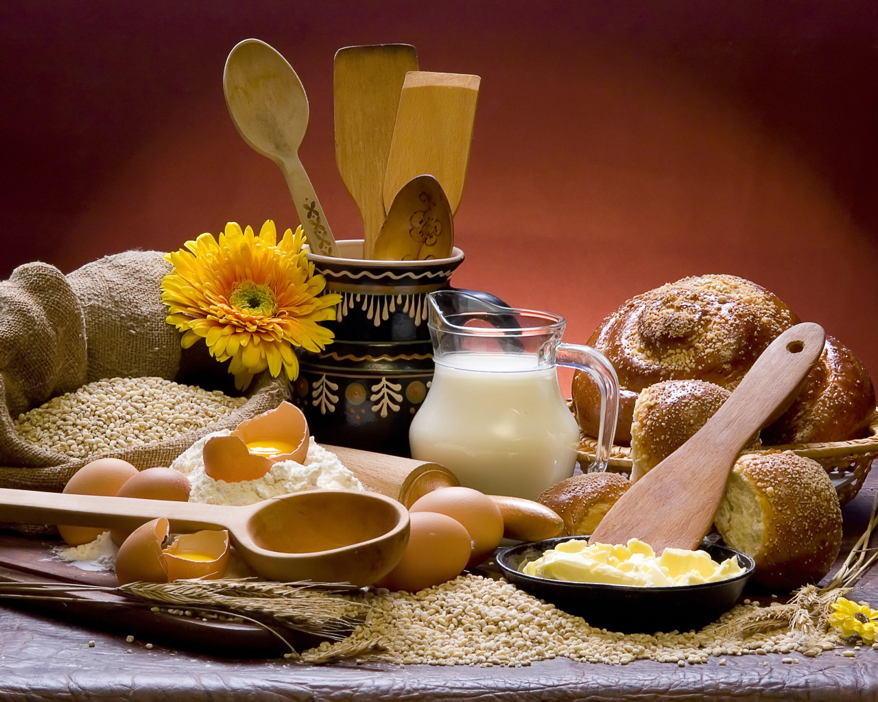 Составные части хлеба