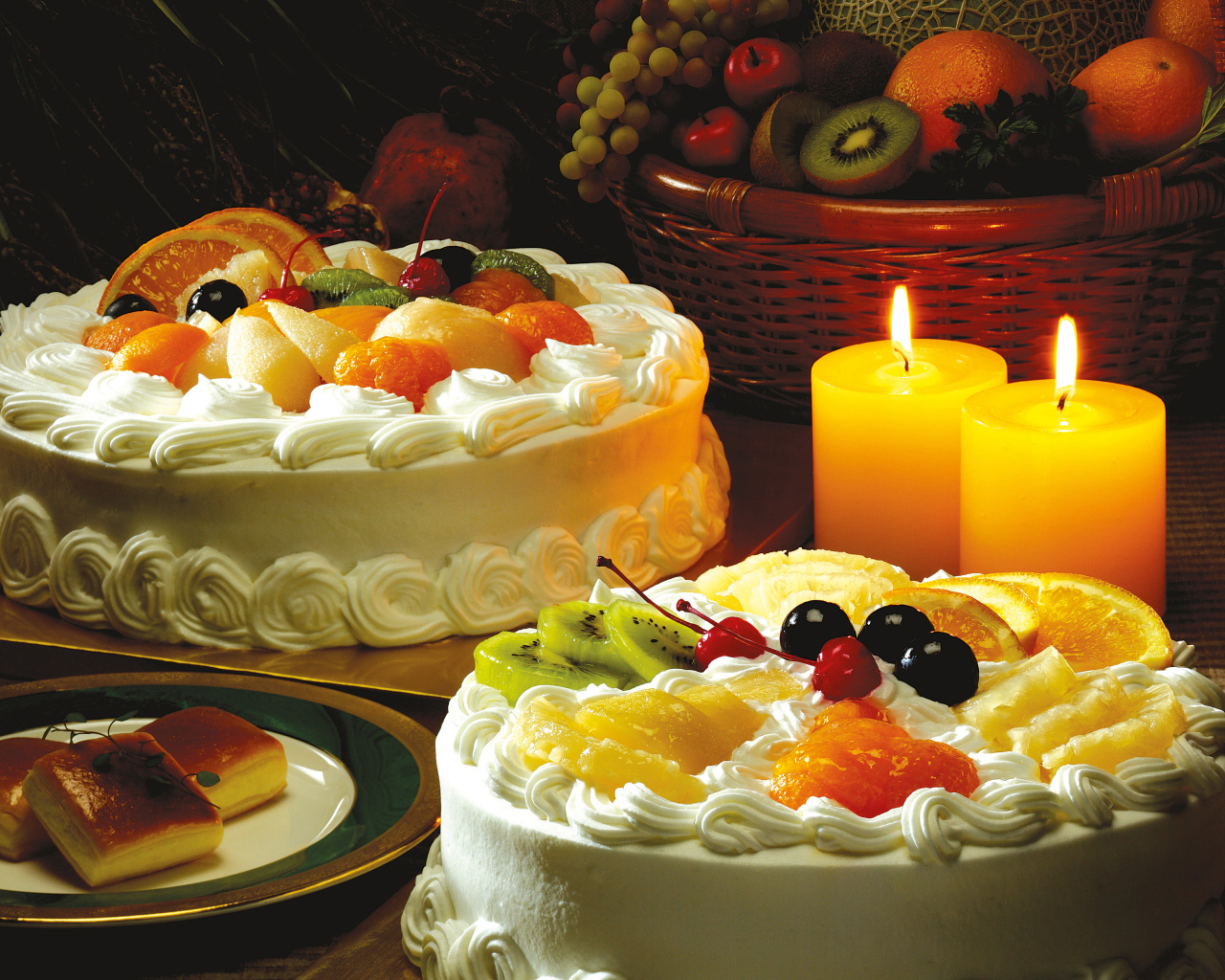 Торты и свечи