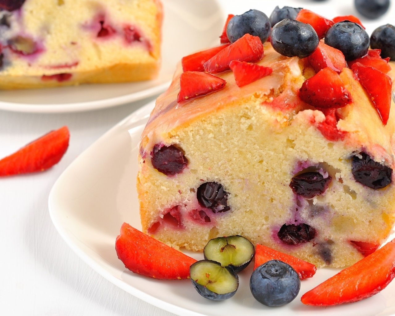 Запеканка с ягодами